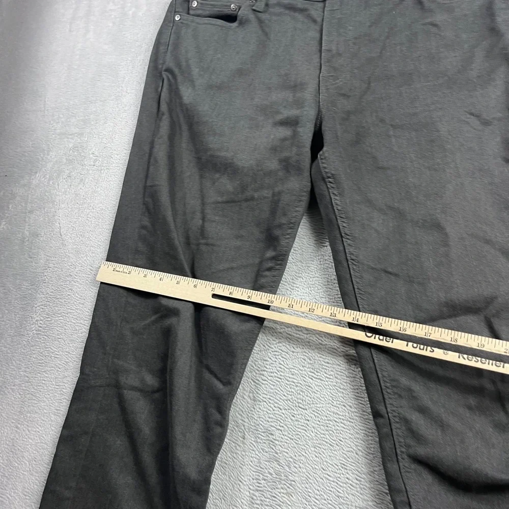 Banana Republic Travel Jean Mens 35x32 Athletic Fit Charcoal Grey Pants